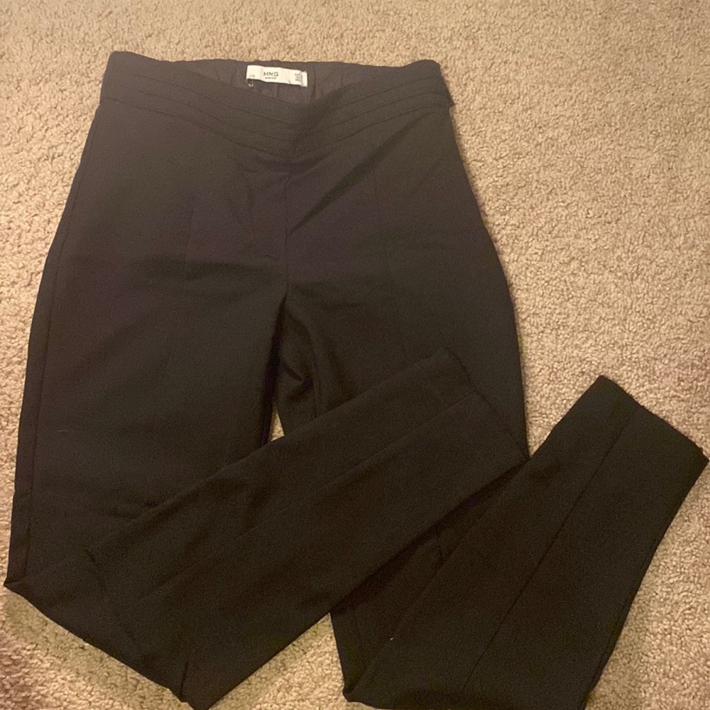 Solid black pants